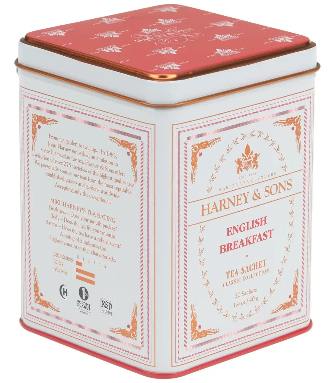 English Breakfast, Classic Tin of 20 Sachets - The Mayfair Hall