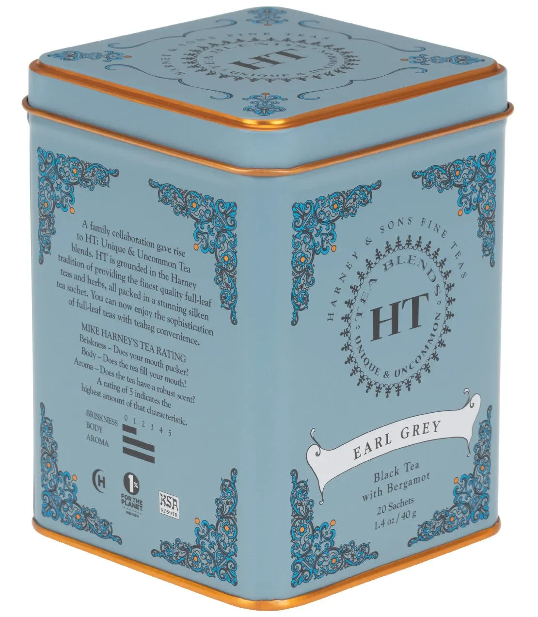 Earl Grey, HT Tin of 20 Sachets - The Mayfair Hall