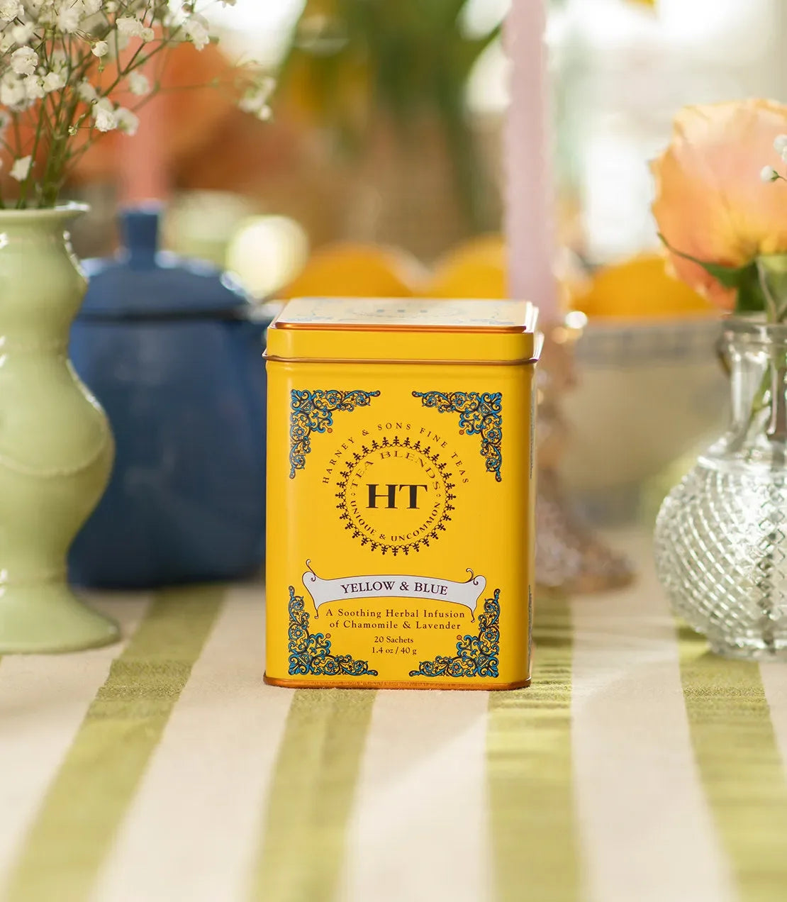Yellow & Blue, HT Tin of 20 Sachets - The Mayfair Hall