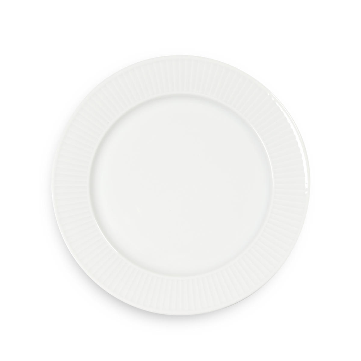 Plisse Pleated Porcelain Plates by Pillivuyt