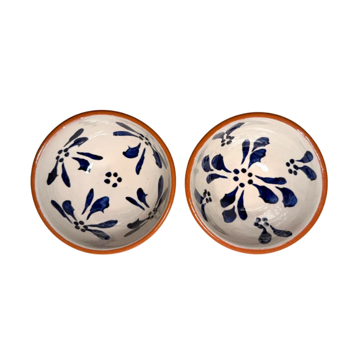 Fleure Mini Hand-Painted Ceramic Bowls by A loja da Ceramica — Set of 2
