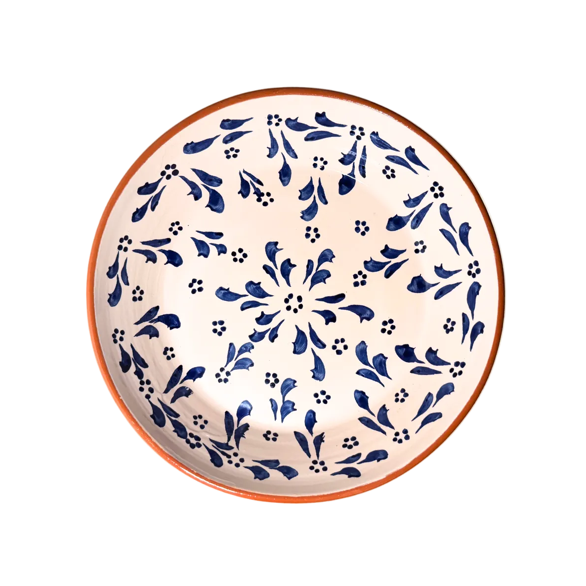 Fleure Large Hand-Painted Ceramic Serving Plate by A loja da Ceramica