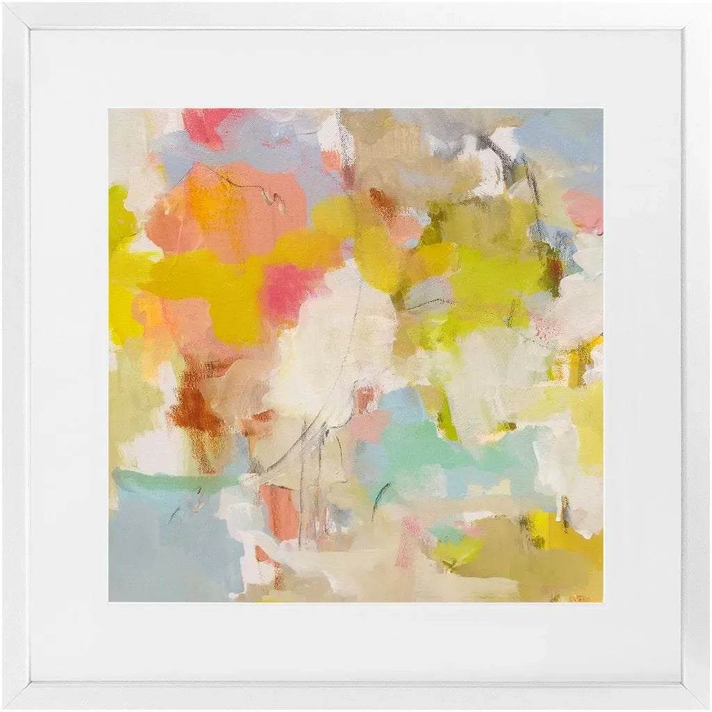 Coral Bay Orange Framed Print - The Mayfair Hall