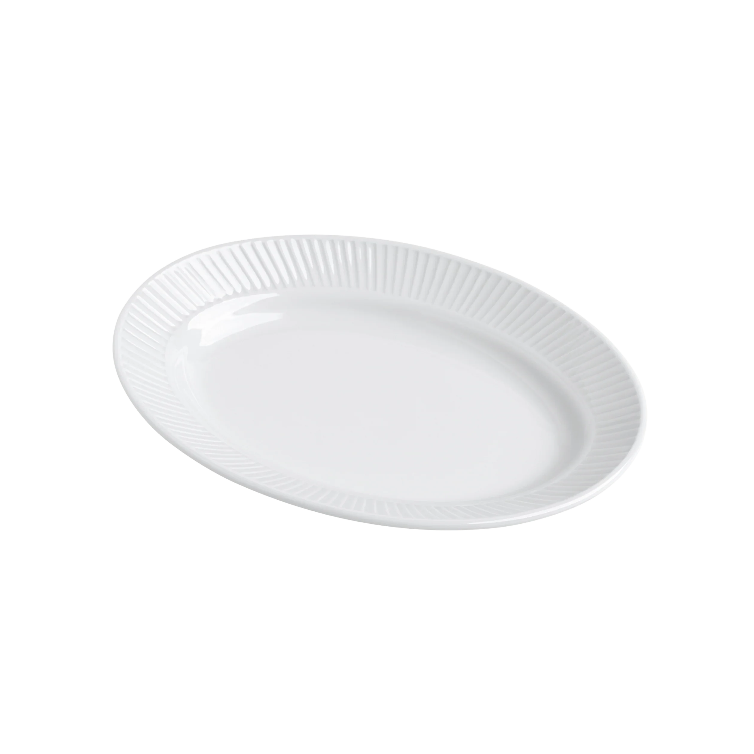 Plisse Oval Serving Platters