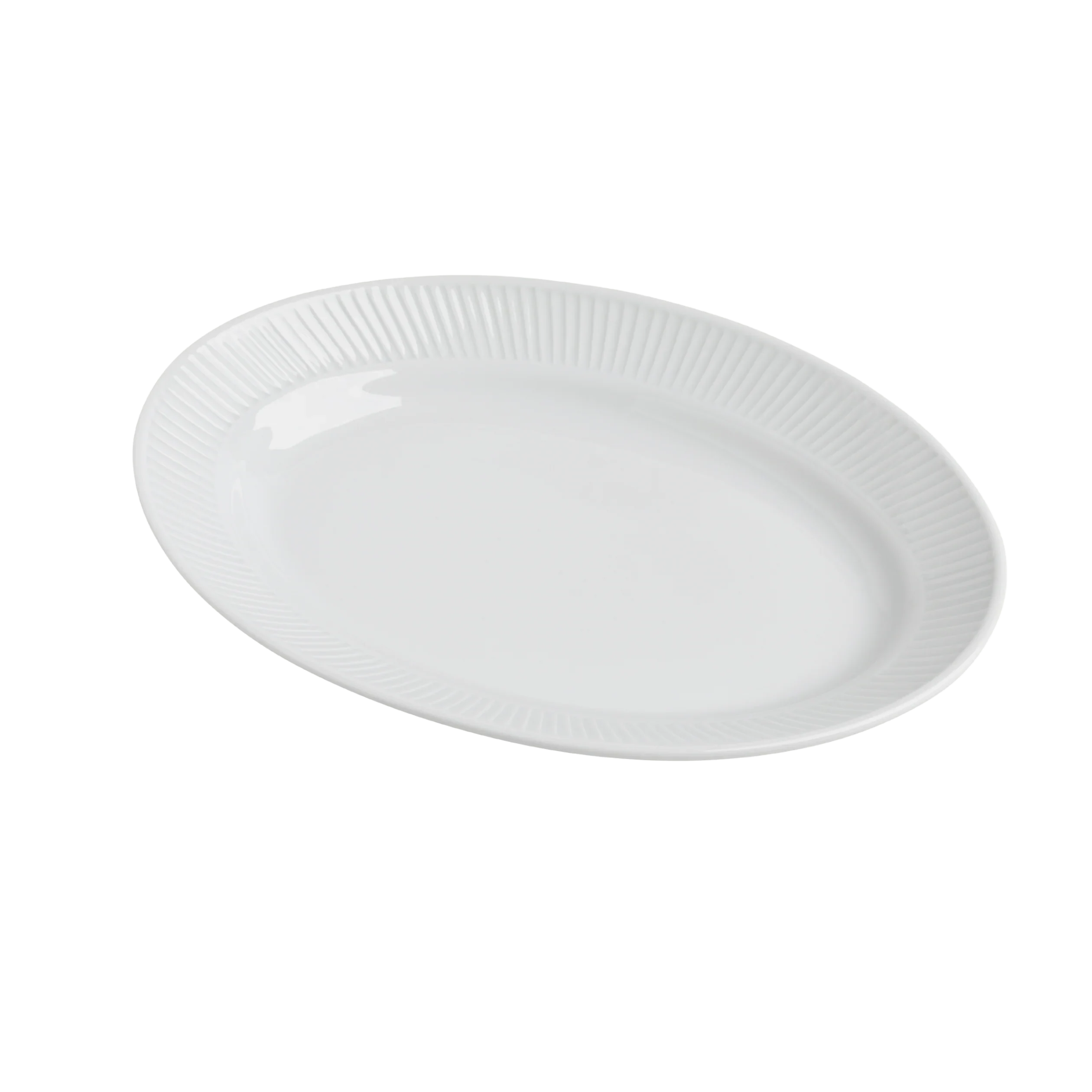 Plisse Oval Serving Platters