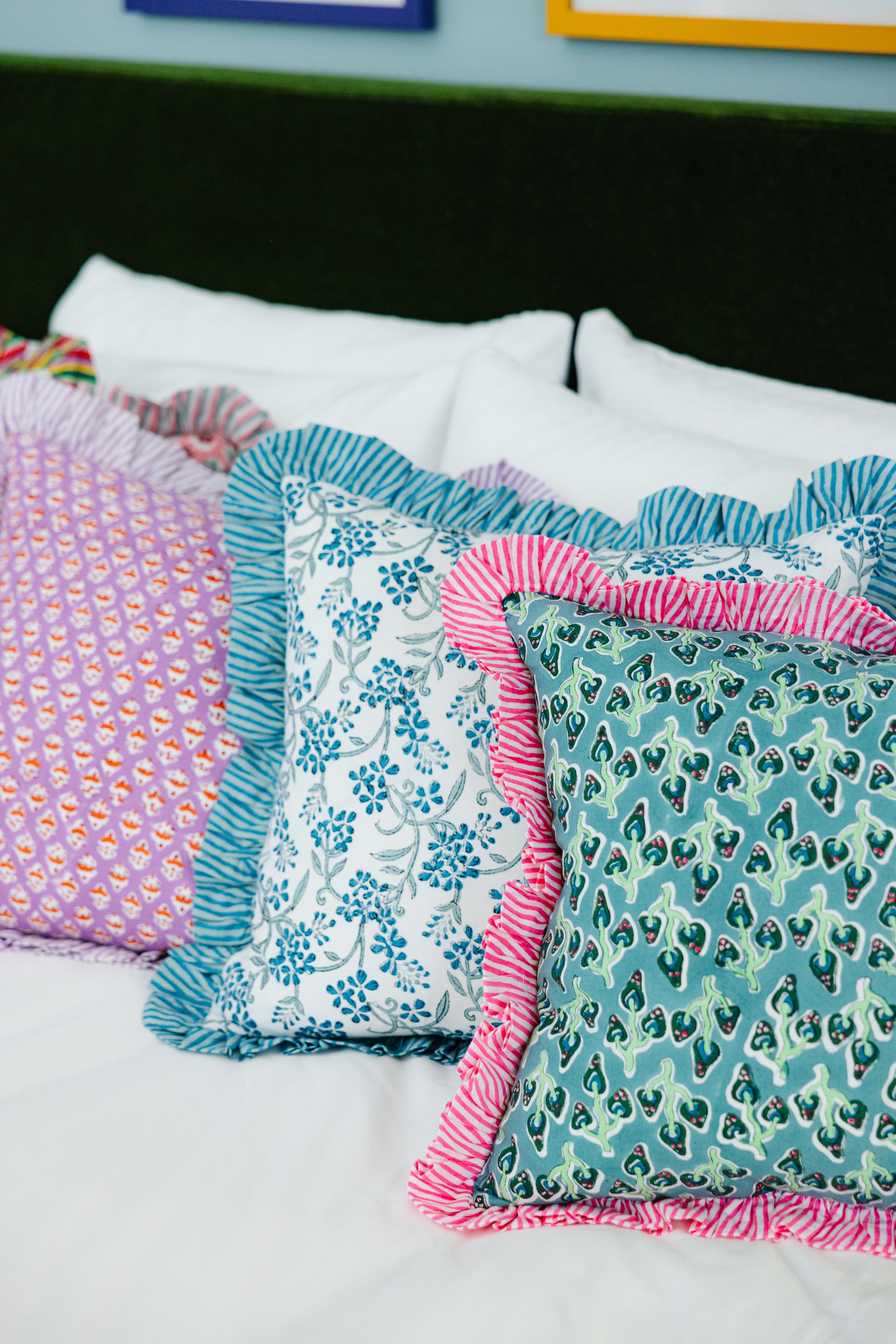 Ruffle Throw Pillow - Alice
