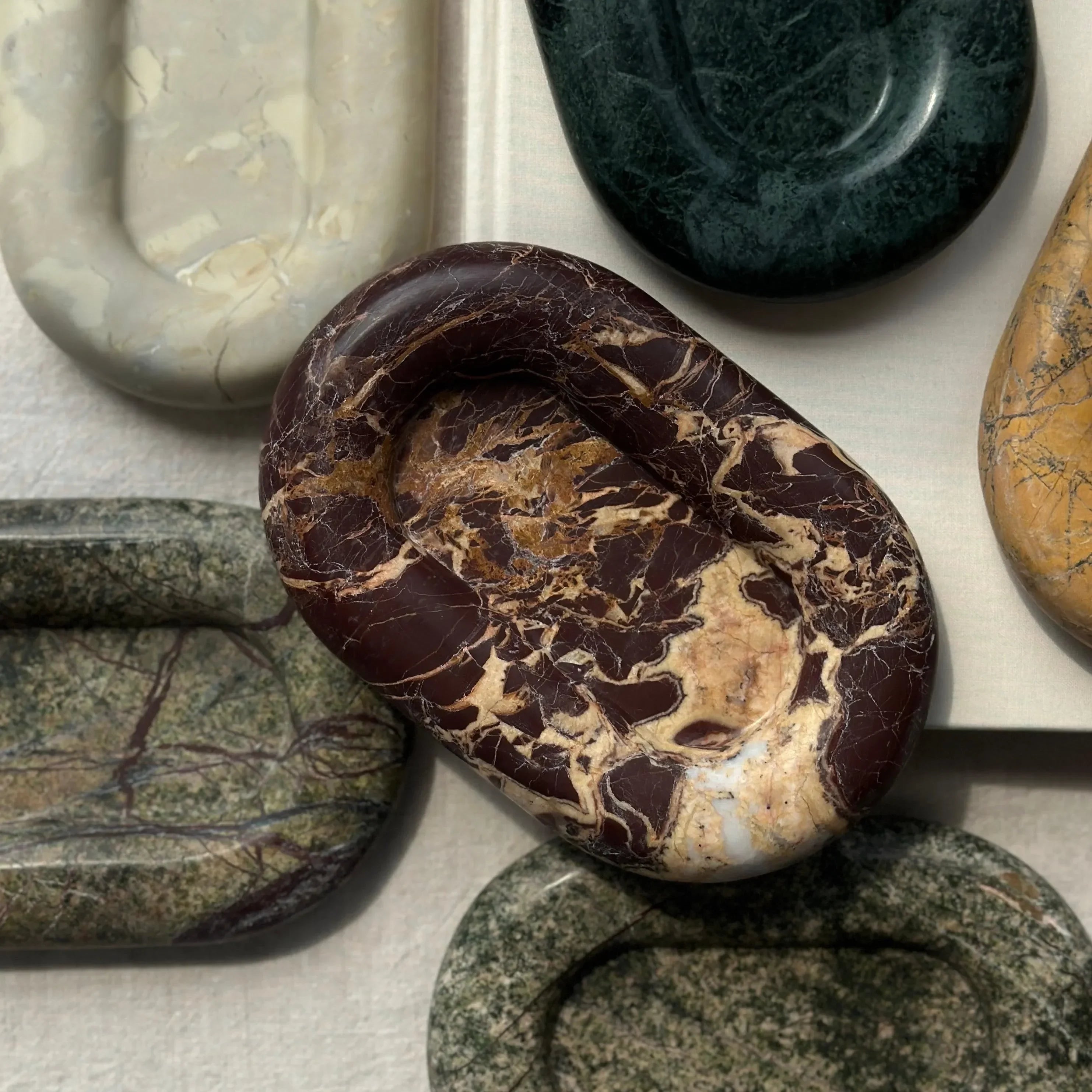 Marble Maddi Catch in Cherry Gold - The Mayfair Hall