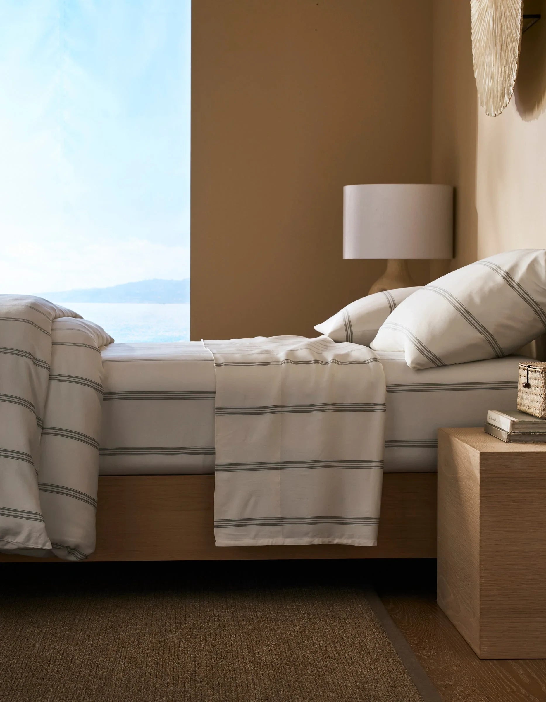 Bamboo Bedding Deluxe Bundle with Down Alternative Comforter (Several Color Options)