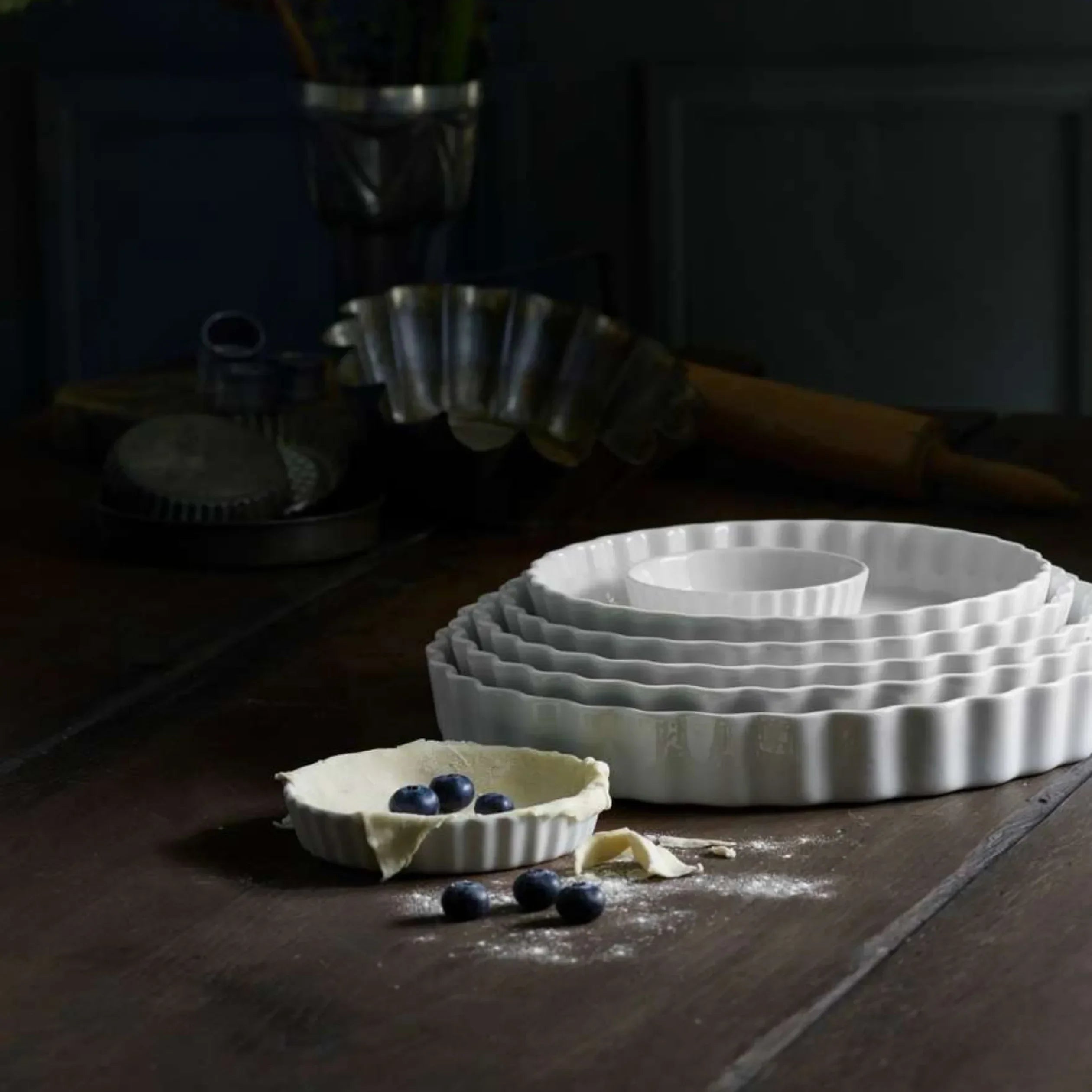 Round Tart Dishes - The Mayfair Hall