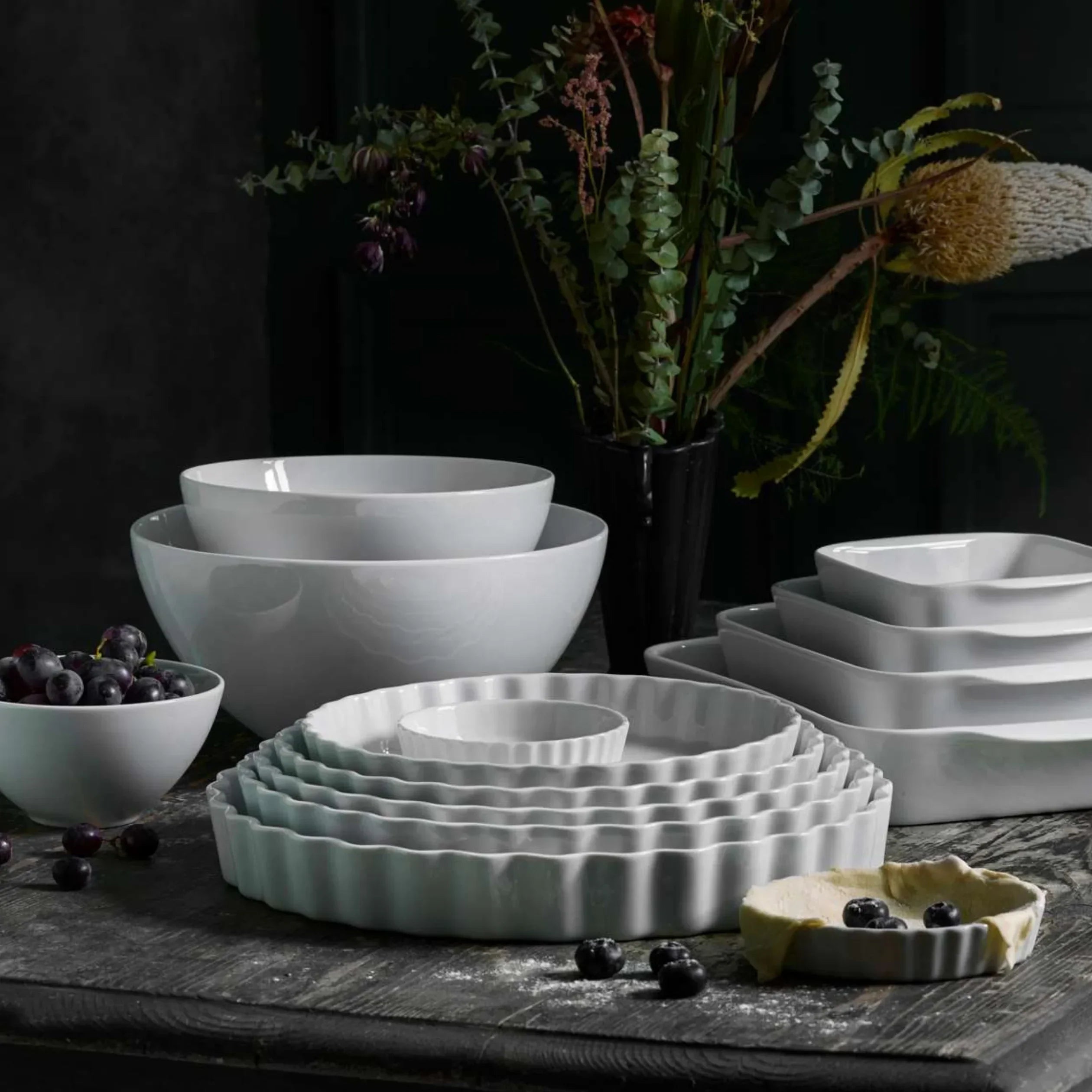 Round Tart Dishes - The Mayfair Hall