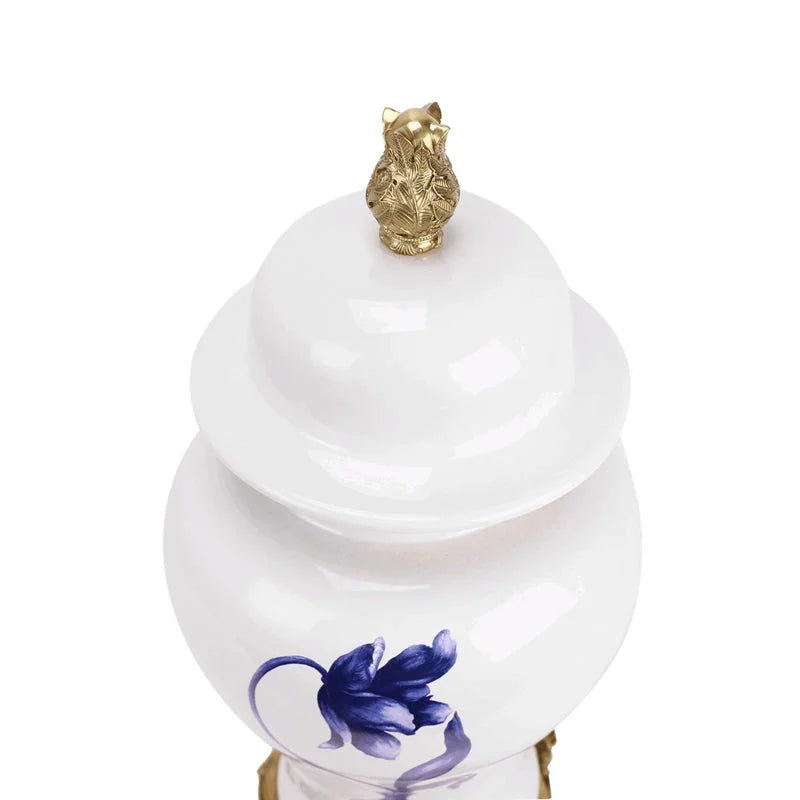 TULIP ORMOLU GINGER JAR - The Mayfair Hall