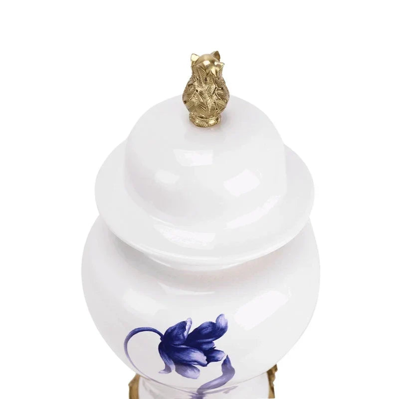 TULIP ORMOLU GINGER JAR - The Mayfair Hall