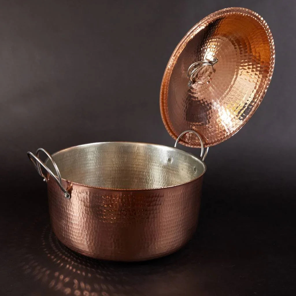 Beautiful and Big Copper Dutch Ovens - The Mayfair Hall