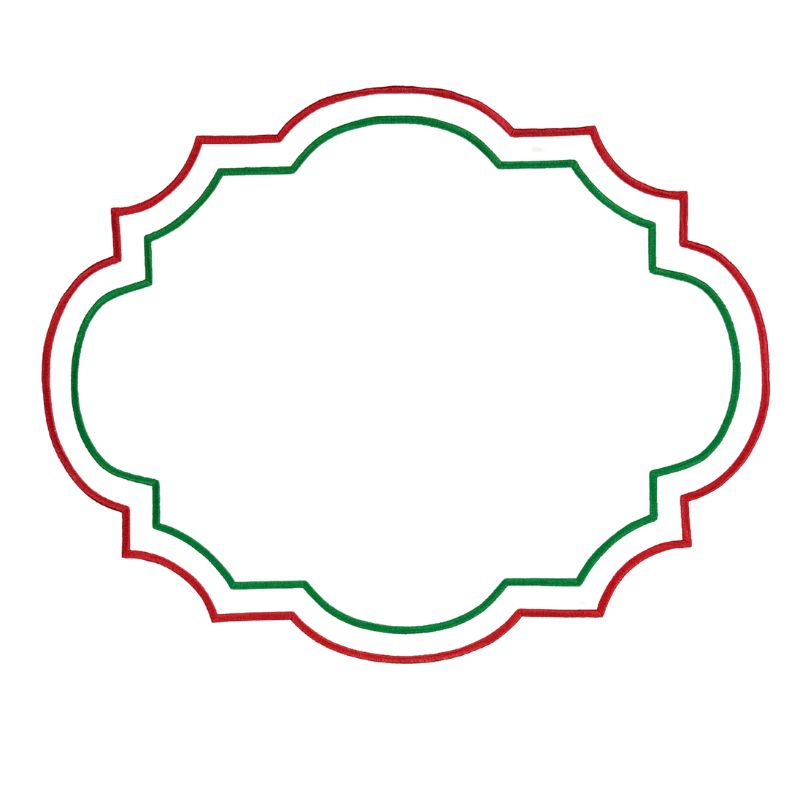 100% Linen - Studio Collection: Christmas Parker Placemats (Set of 4)
