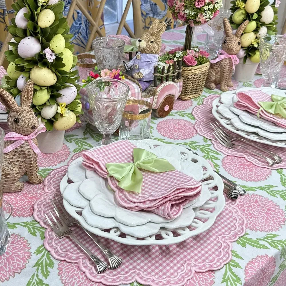 Bettina Placemat - Pink Gingham (Set of 4) - The Mayfair Hall