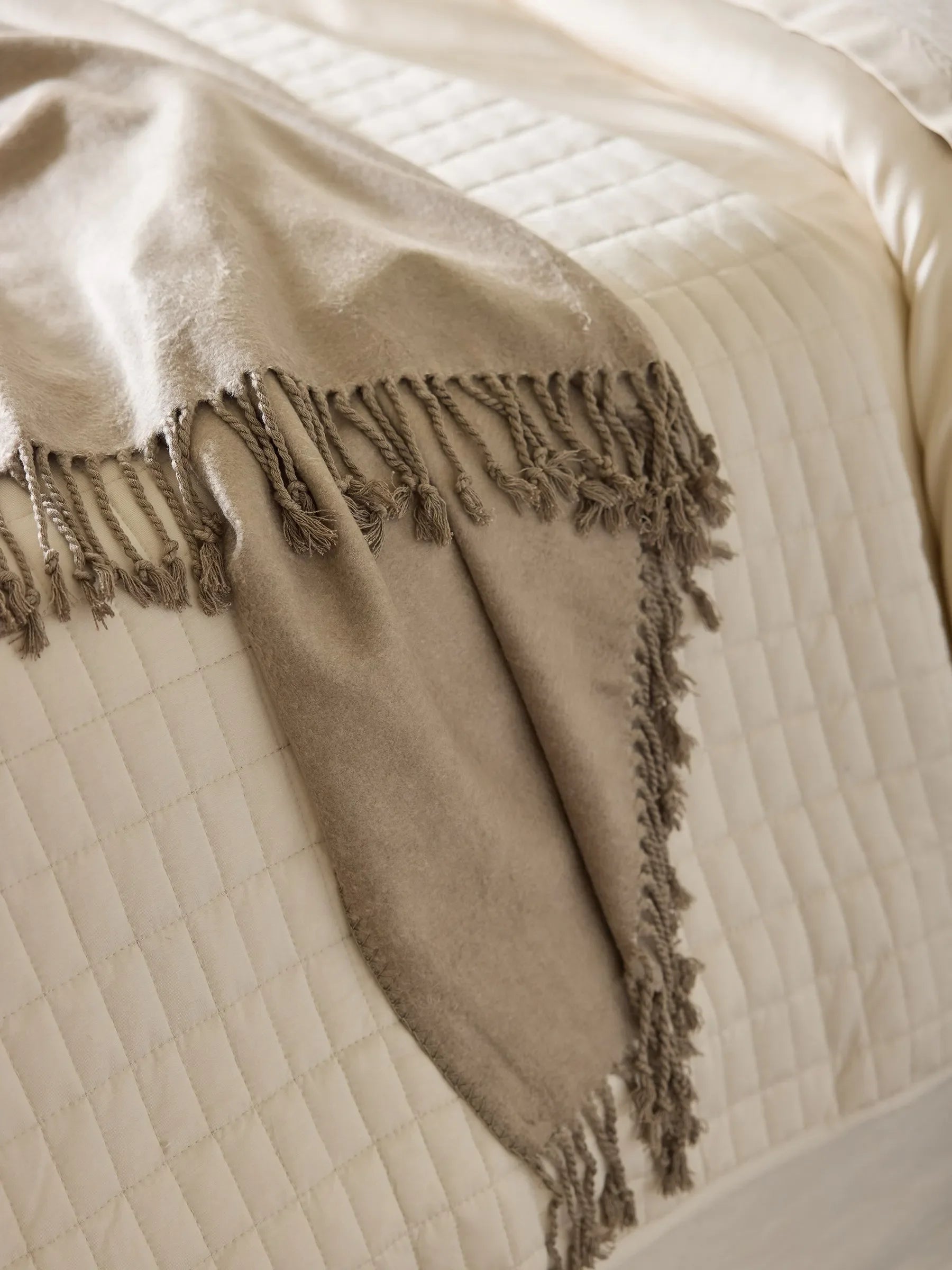 Bamboo Tassel Throw - The Mayfair Hall