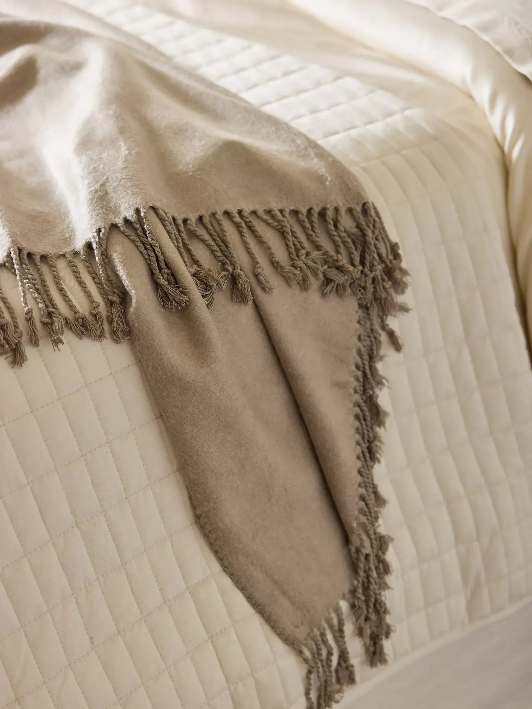 Bamboo Tassel Throw - The Mayfair Hall