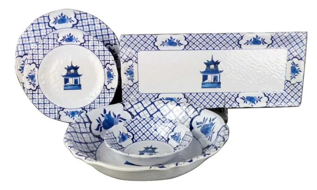 Original Pagoda Melamine Dinnerware Collection - The Mayfair Hall