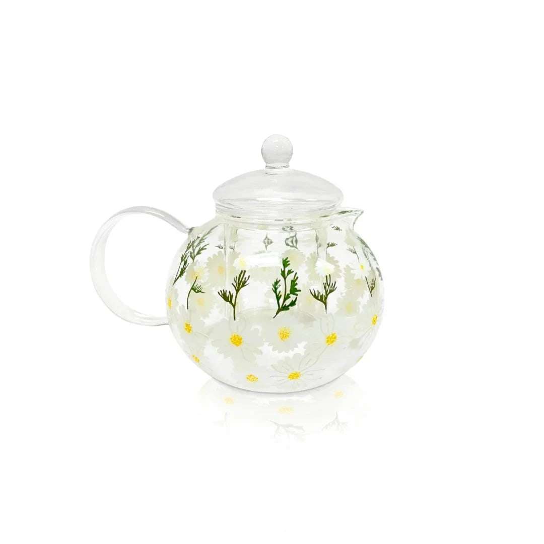 Painted Daisy Tea Pot - The Mayfair Hall