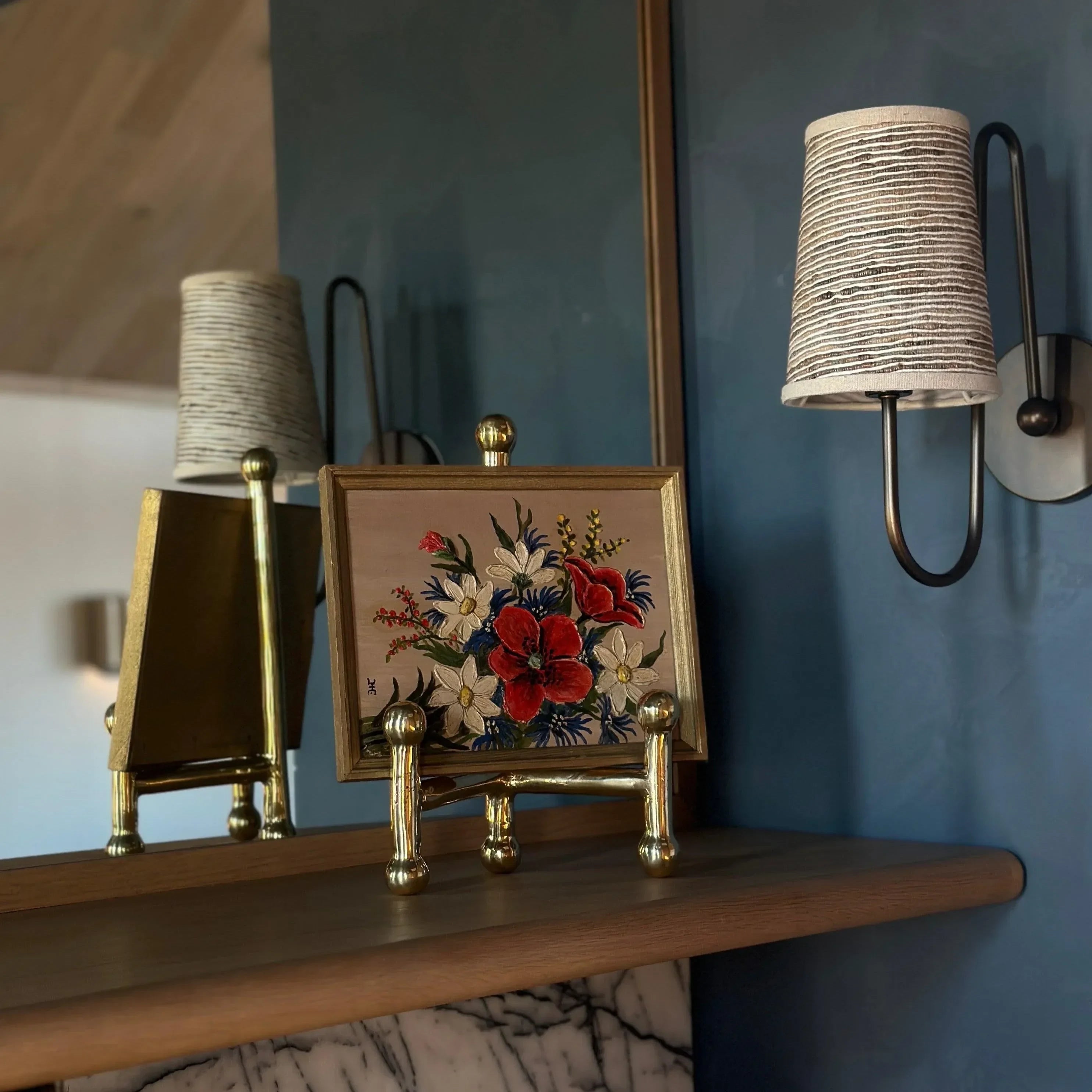 Large Solid Brass Easel - The Mayfair Hall