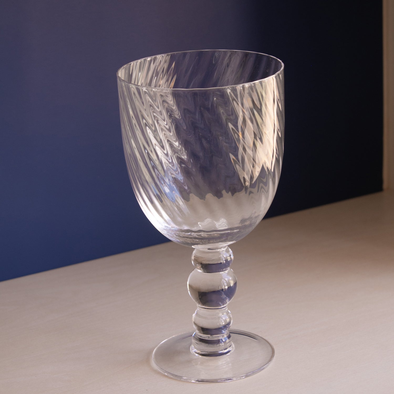 GLASS French Swirl All Purpose Set of 4 (Clear)