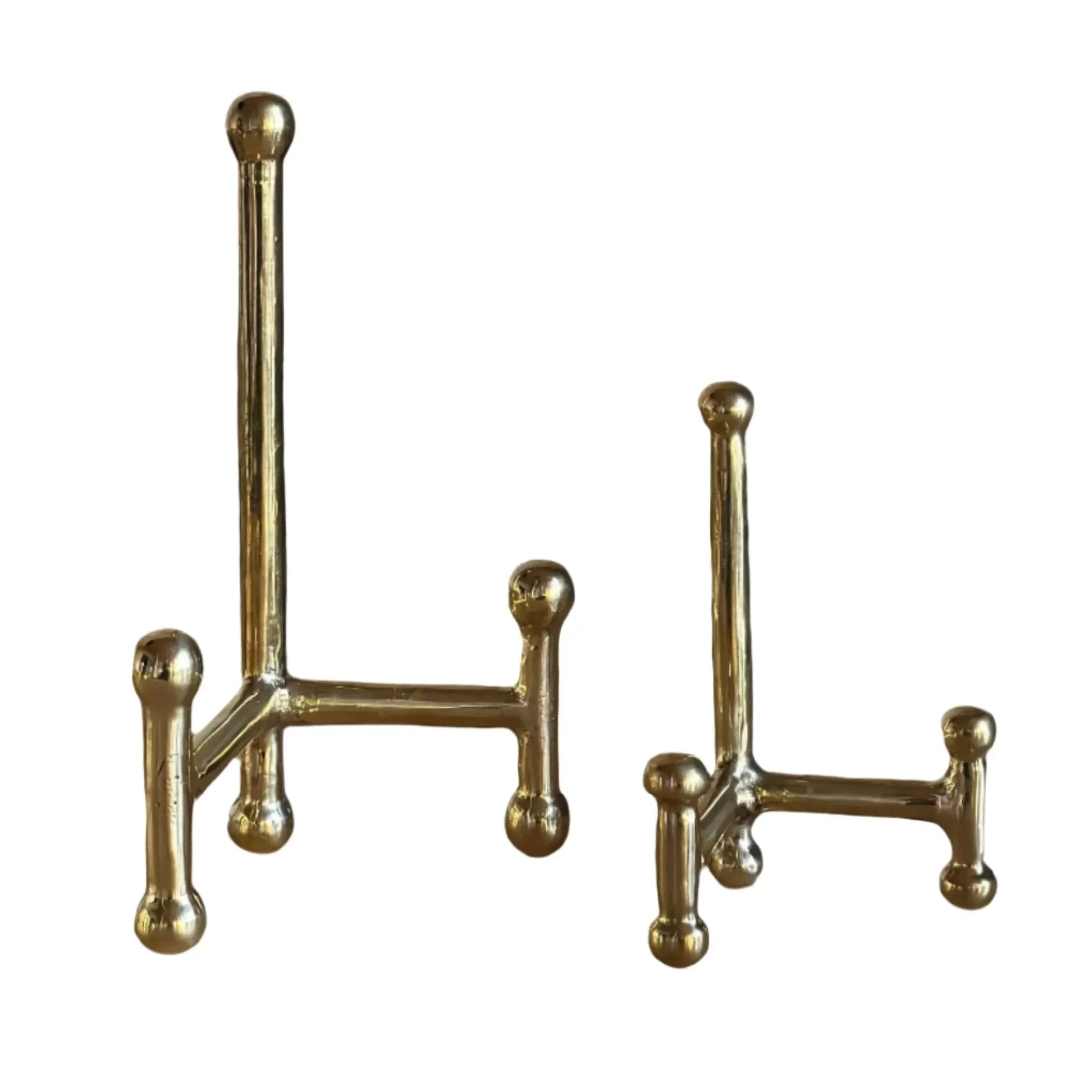 Small Desk Easel in Brass - The Mayfair Hall