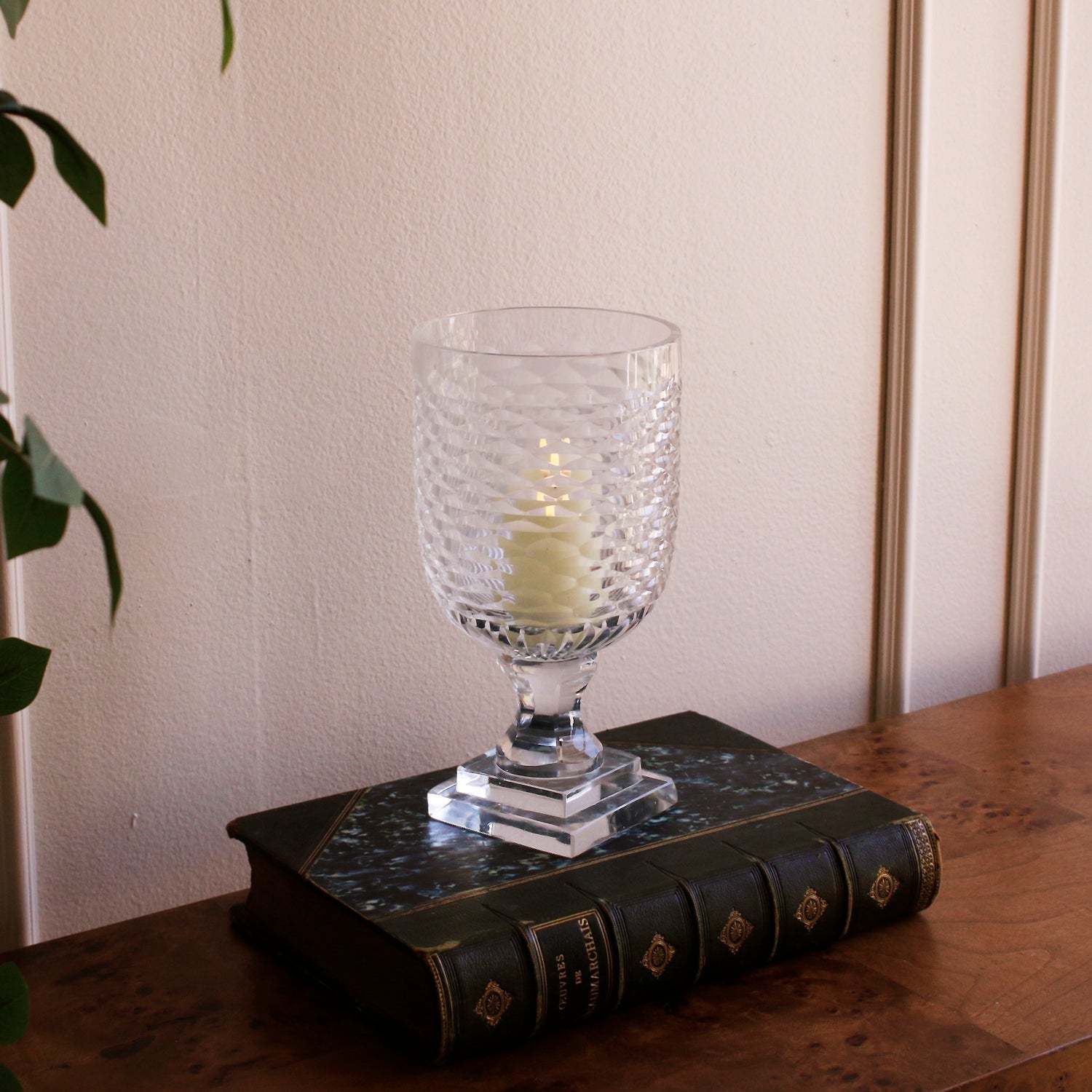 FINAL SALE - GLASS Eclat Small Hurricane Clear