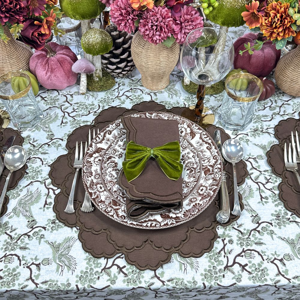 Lillian Napkin - Cocoa (Set of 4)
