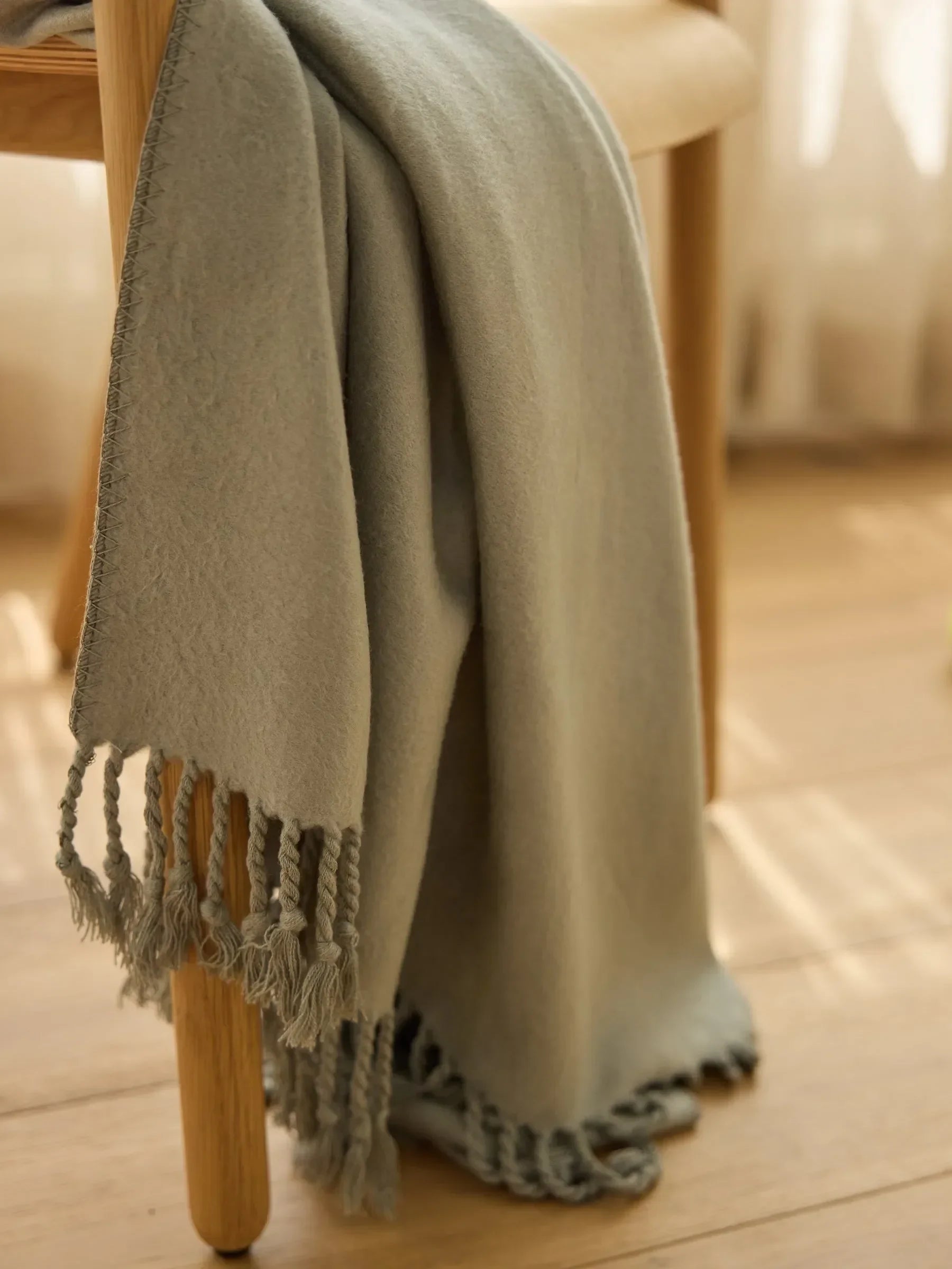Bamboo Tassel Throw - The Mayfair Hall