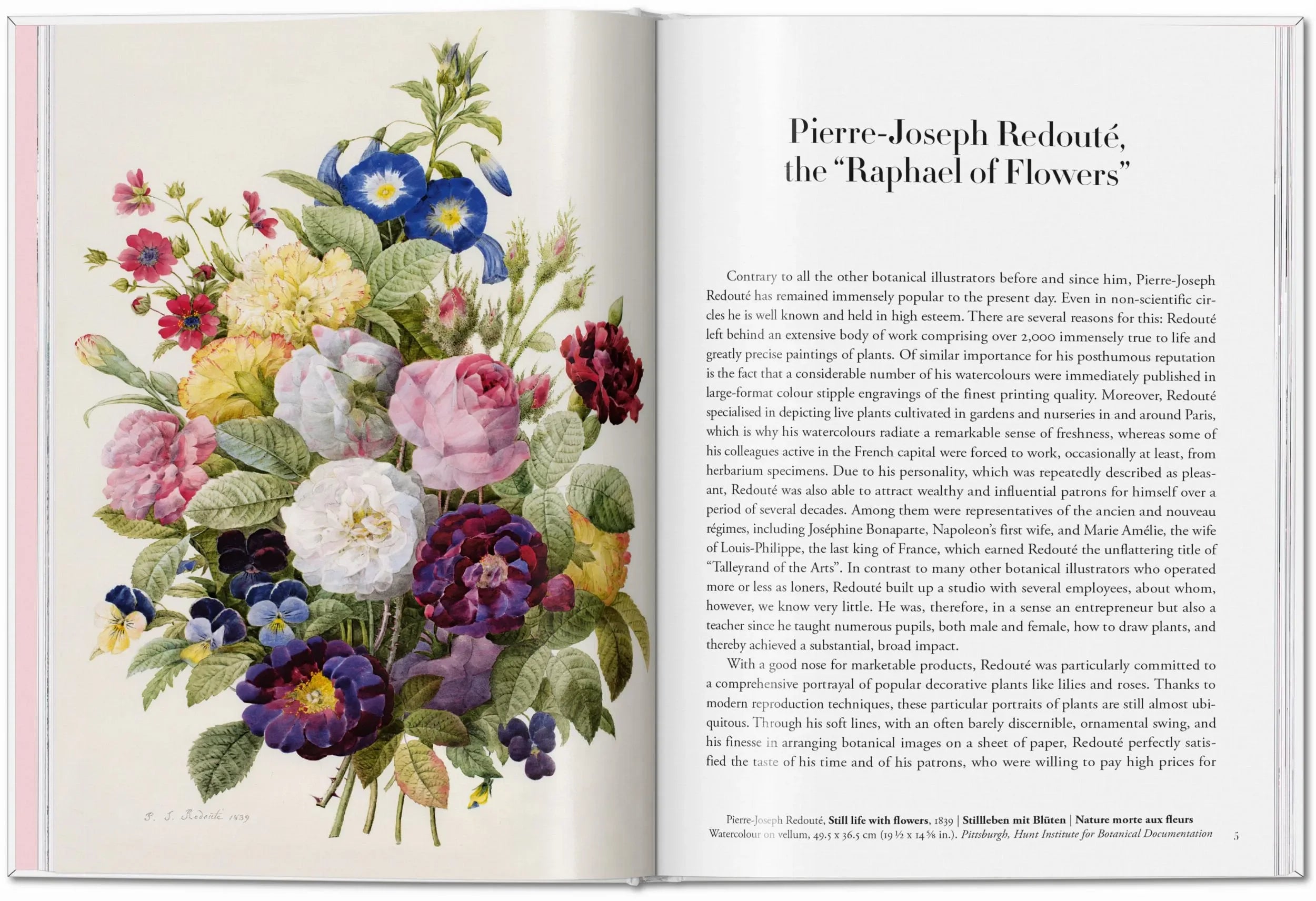 Redouté. Roses (German, French, English) - The Mayfair Hall