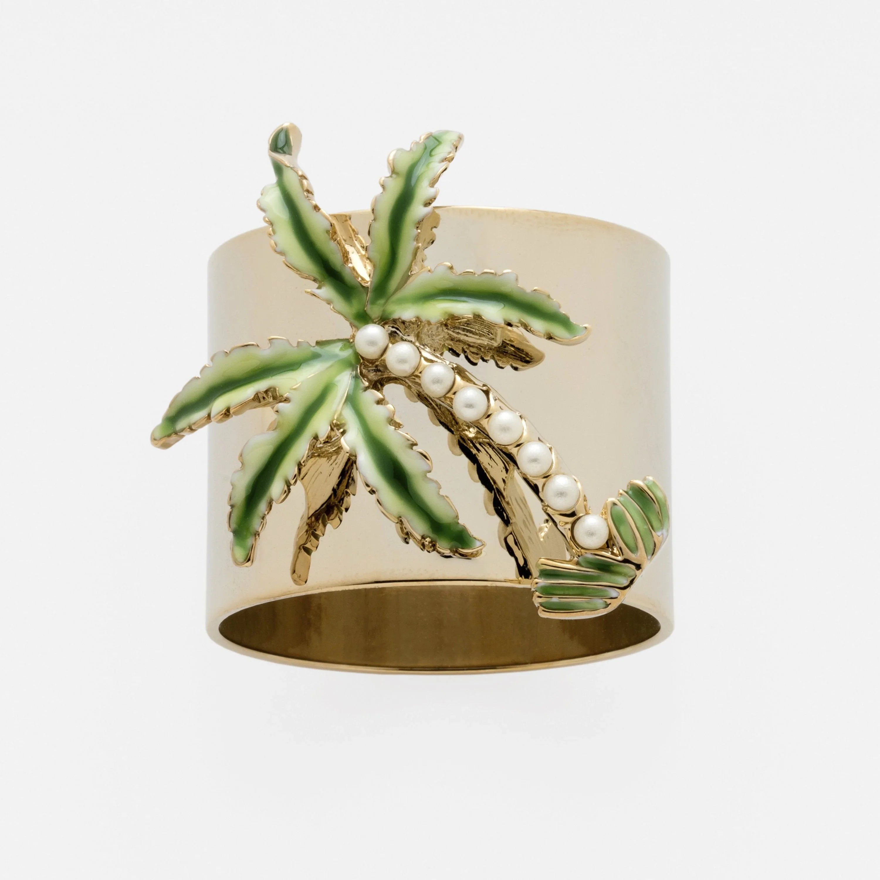 Palm tree napkin rings, set of two - The Mayfair Hall