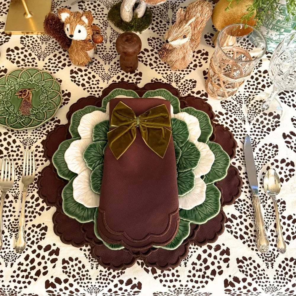 Lillian Placemat in Cocoa (Set of 4)