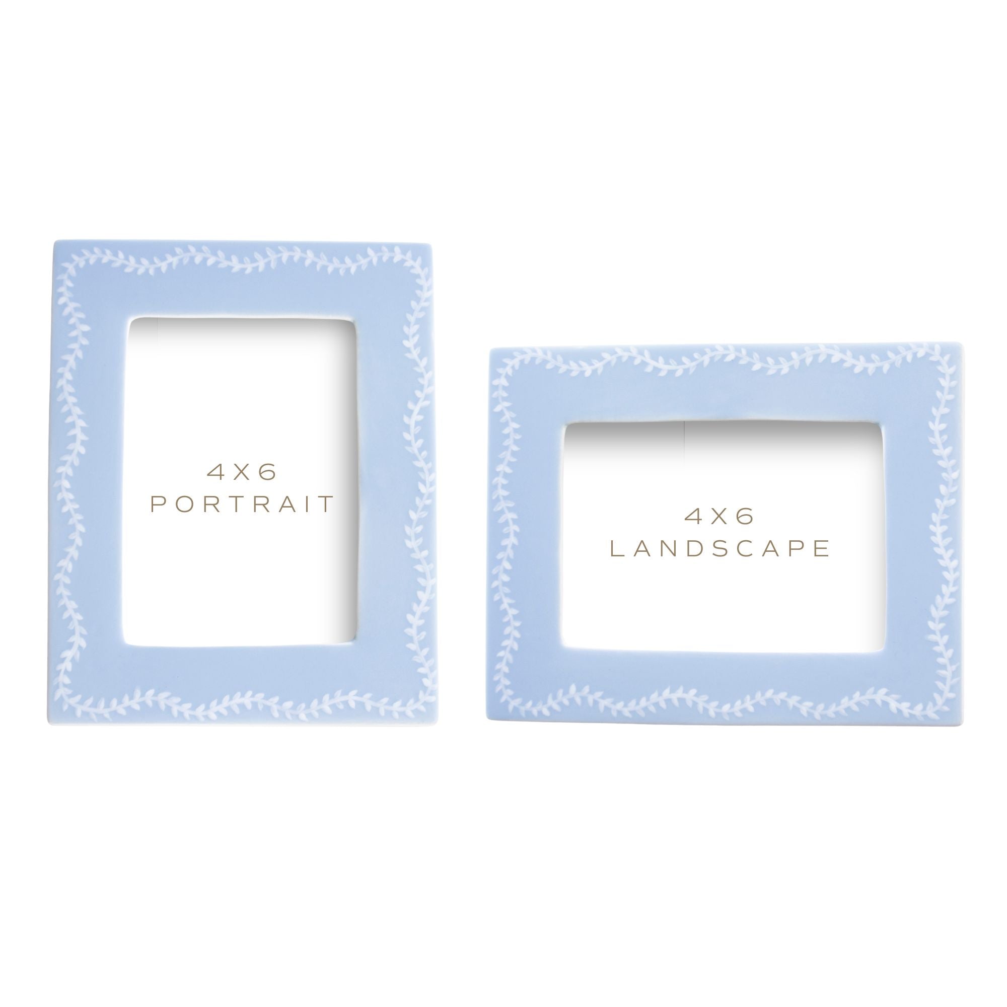 Customizable Laurel Wreath Picture Frame