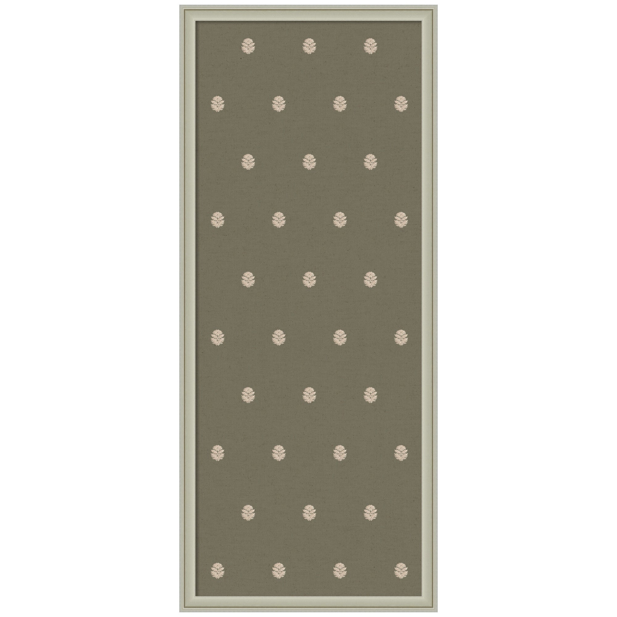 Pinboard Green Botanical Block Print