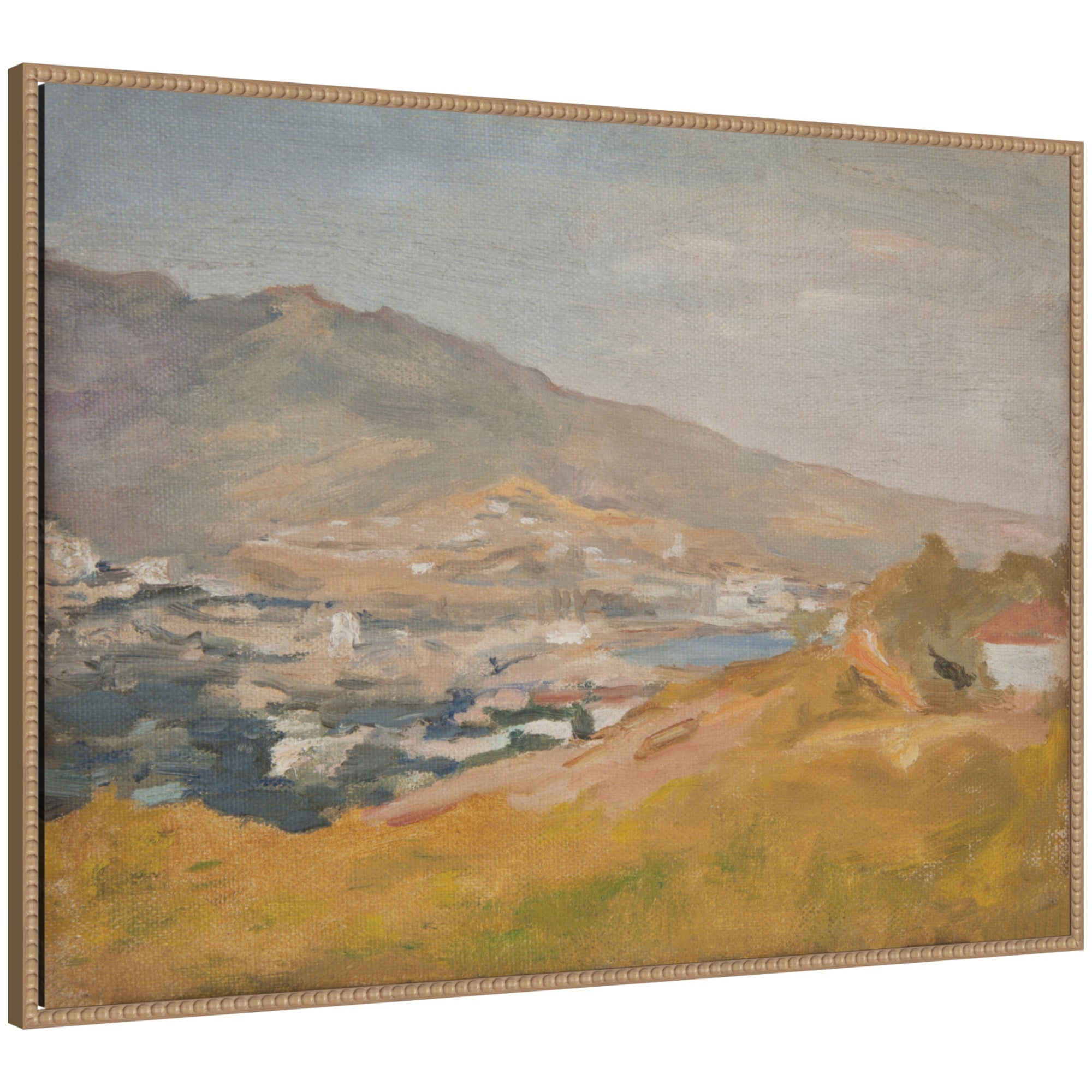 Yalta The Cycle From the Travel to the Crimea 1904 Jan Ciaglinski by Nostalgia Prints Framed Canvas Wall Art Print