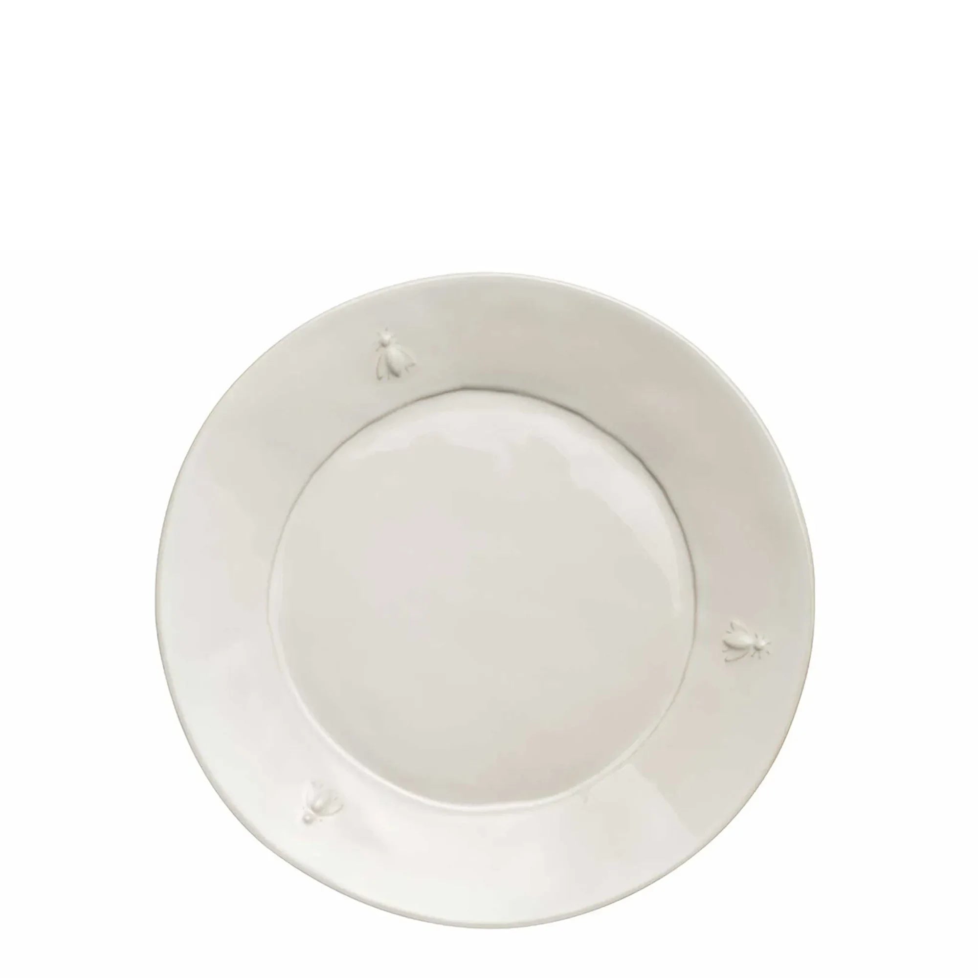 Bee Ceramic Dessert Plate Ecru - 4pk - The Mayfair Hall