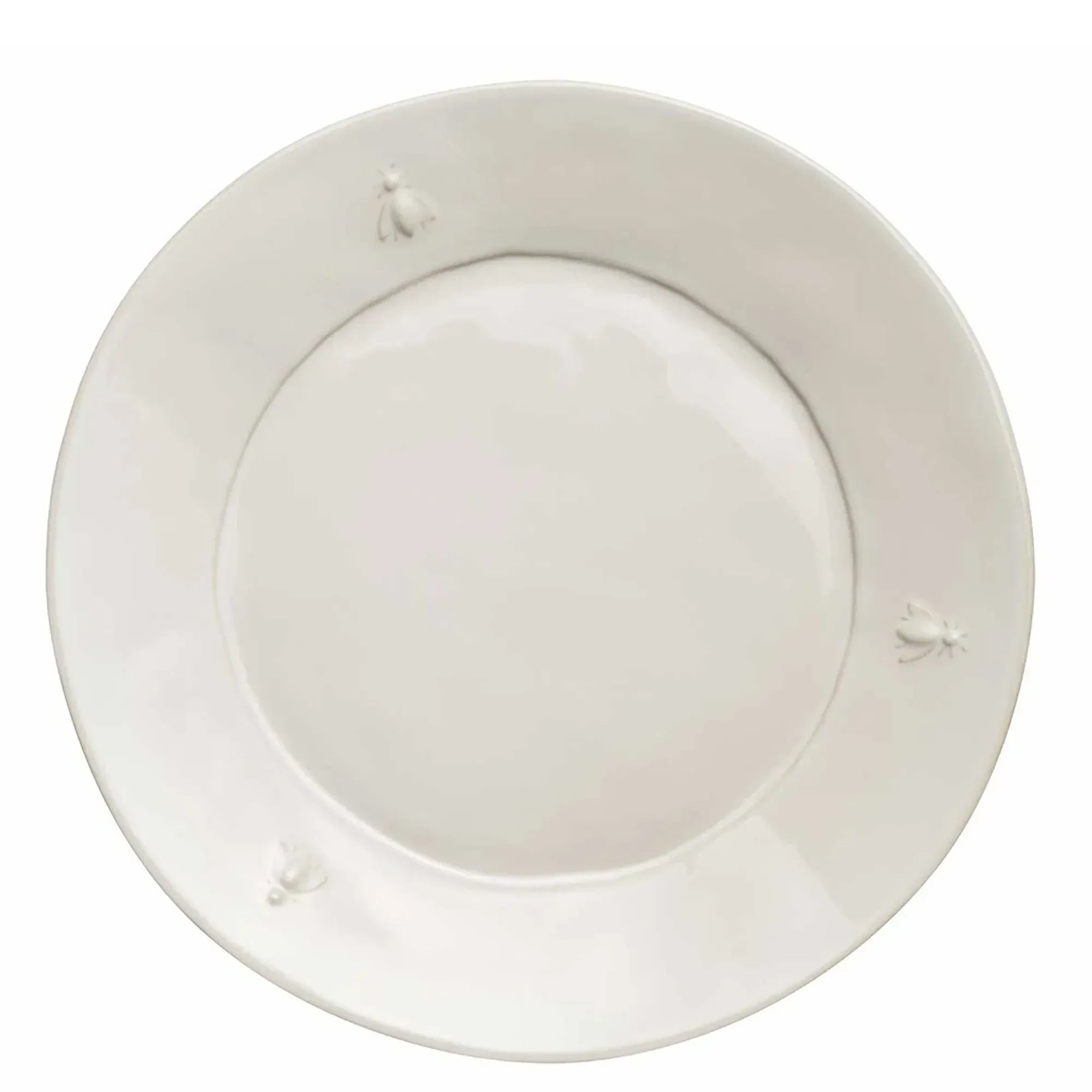 Bee Ceramic Dinner Plate Ecru - 4pk