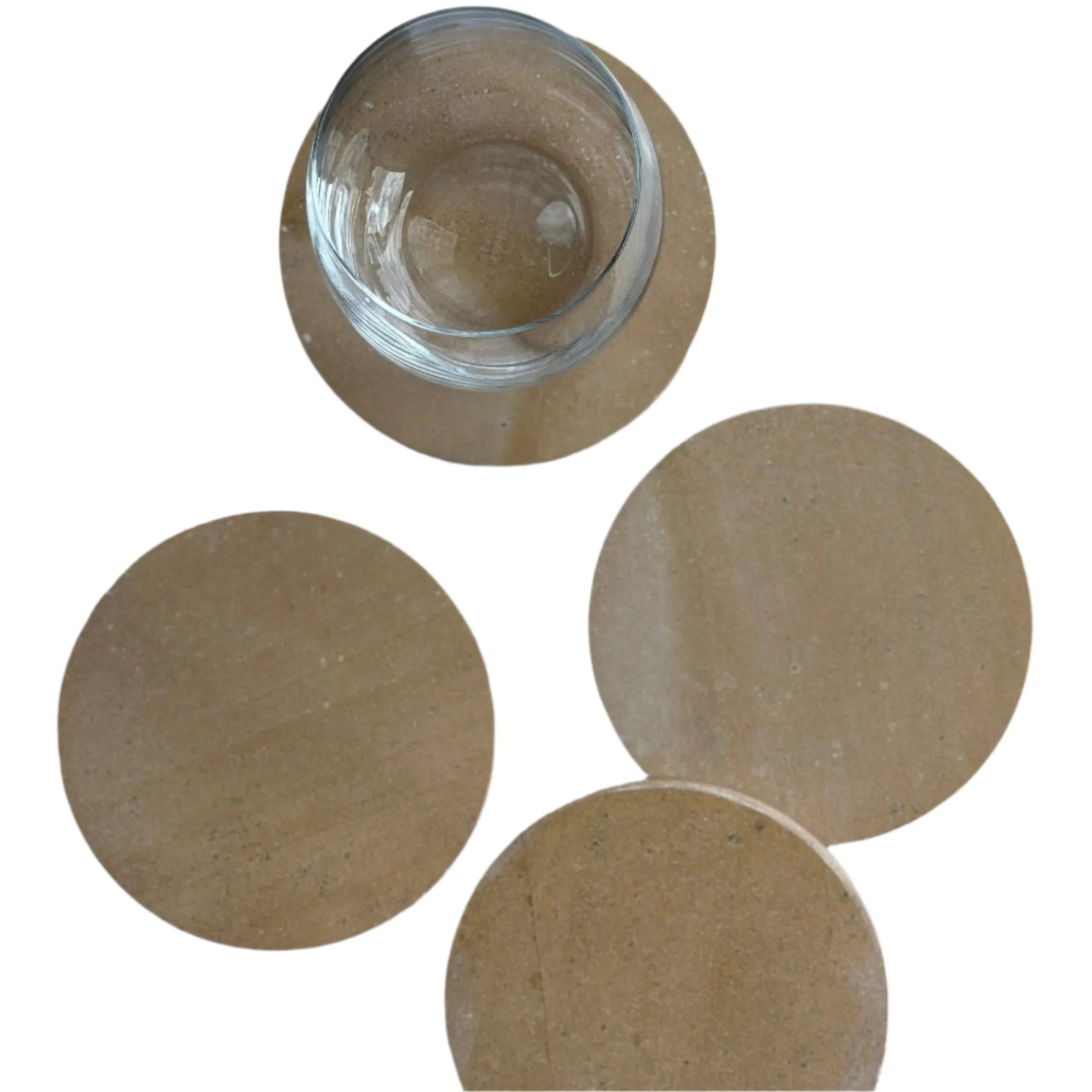 Marble Oversized Coaster Set in Honeycomb - The Mayfair Hall
