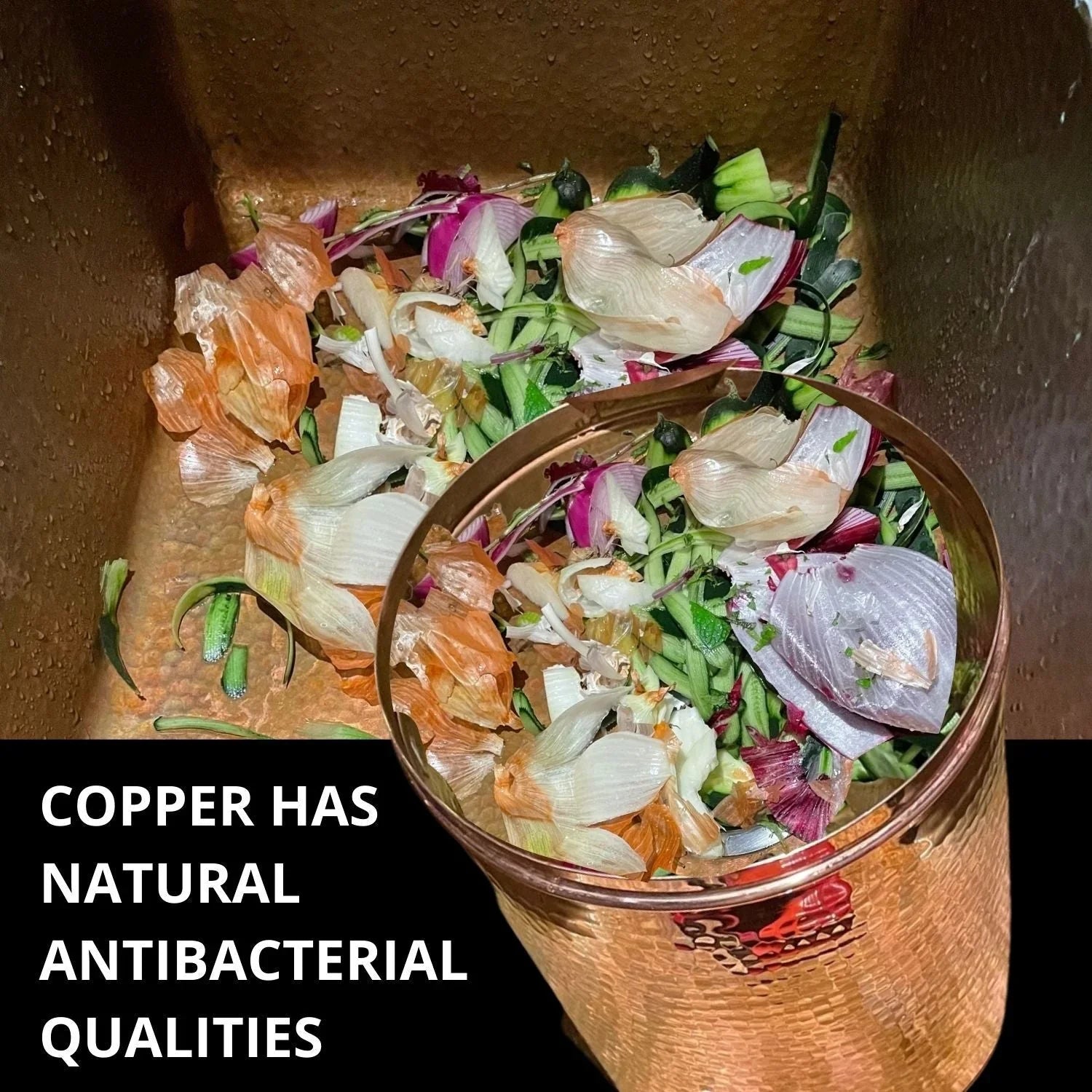 Copper Kitchen Compost Bin (Canisters) - The Mayfair Hall