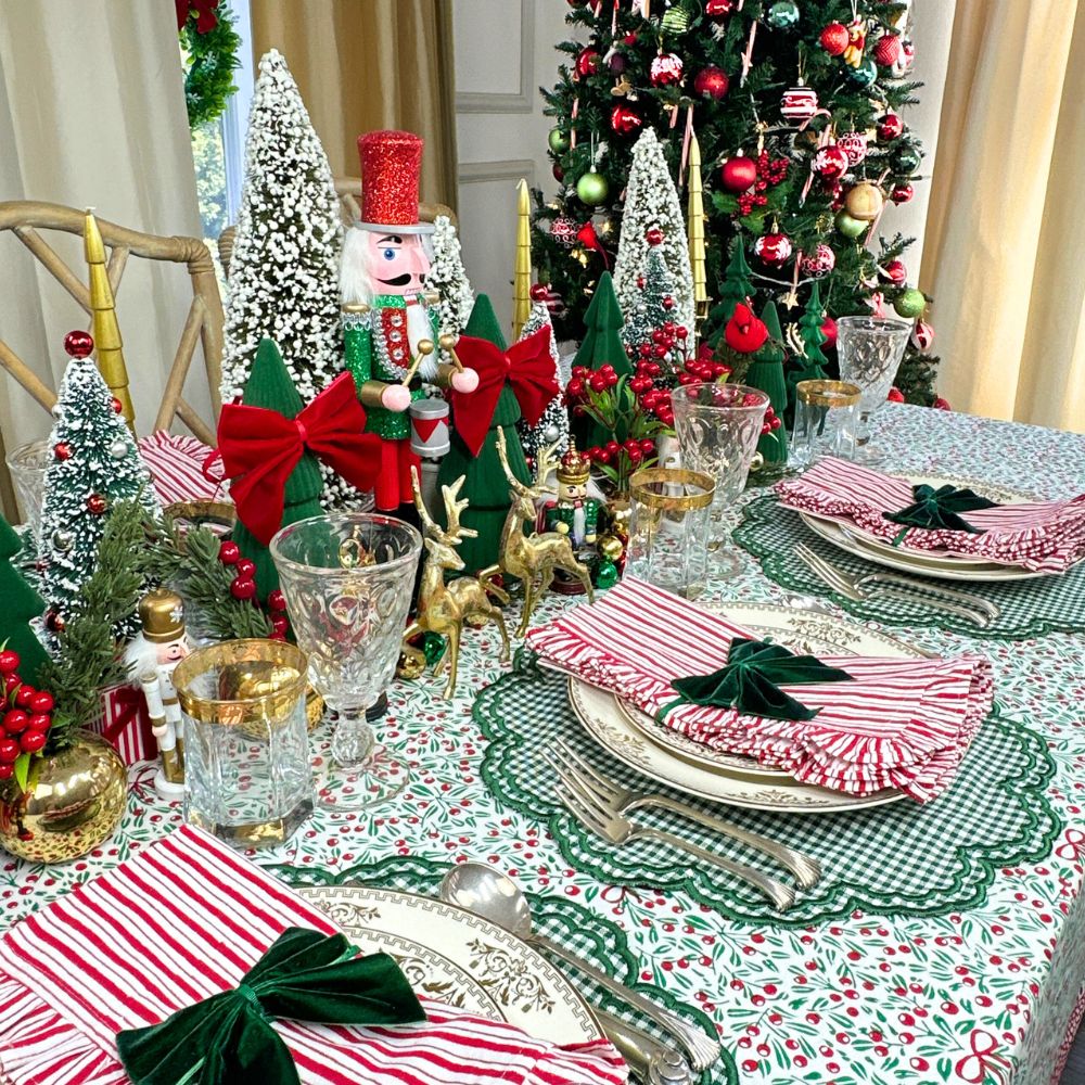 Bettina Placemat - Dark Green Gingham (Set of 4)