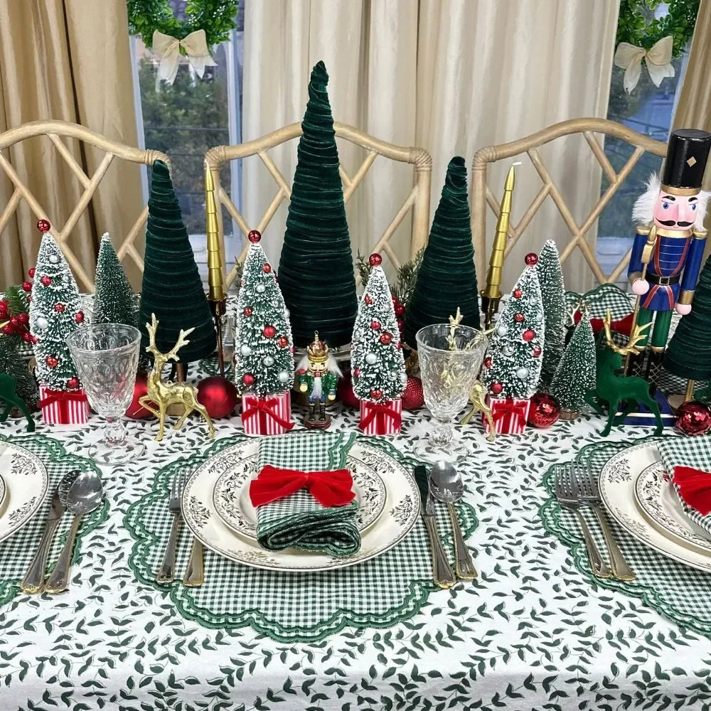 Bettina Placemat - Dark Green Gingham (Set of 4) - The Mayfair Hall