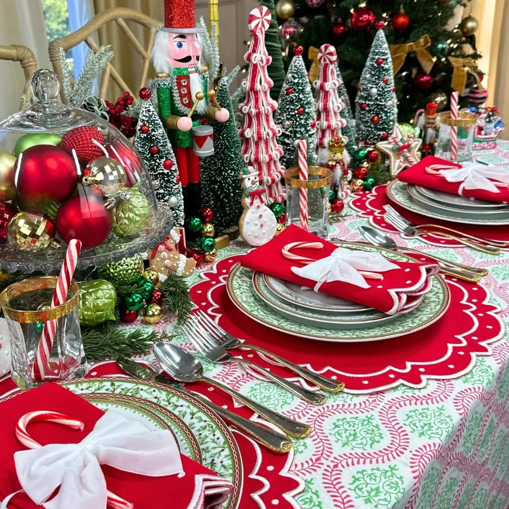 Ava Napkin - Red (Set of 4) - The Mayfair Hall