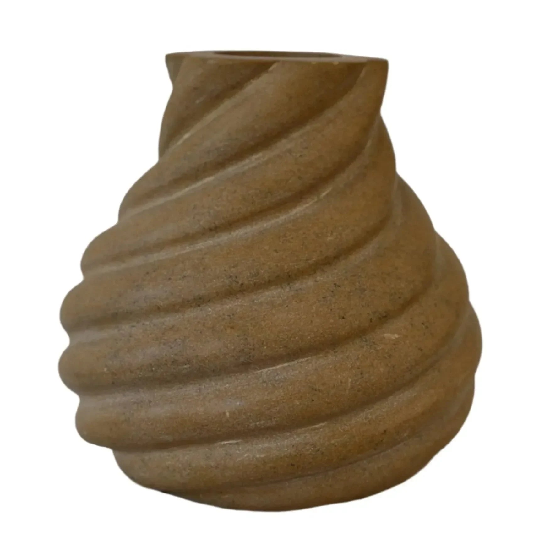 Marble Small Swell Vase in Honeycomb - The Mayfair Hall