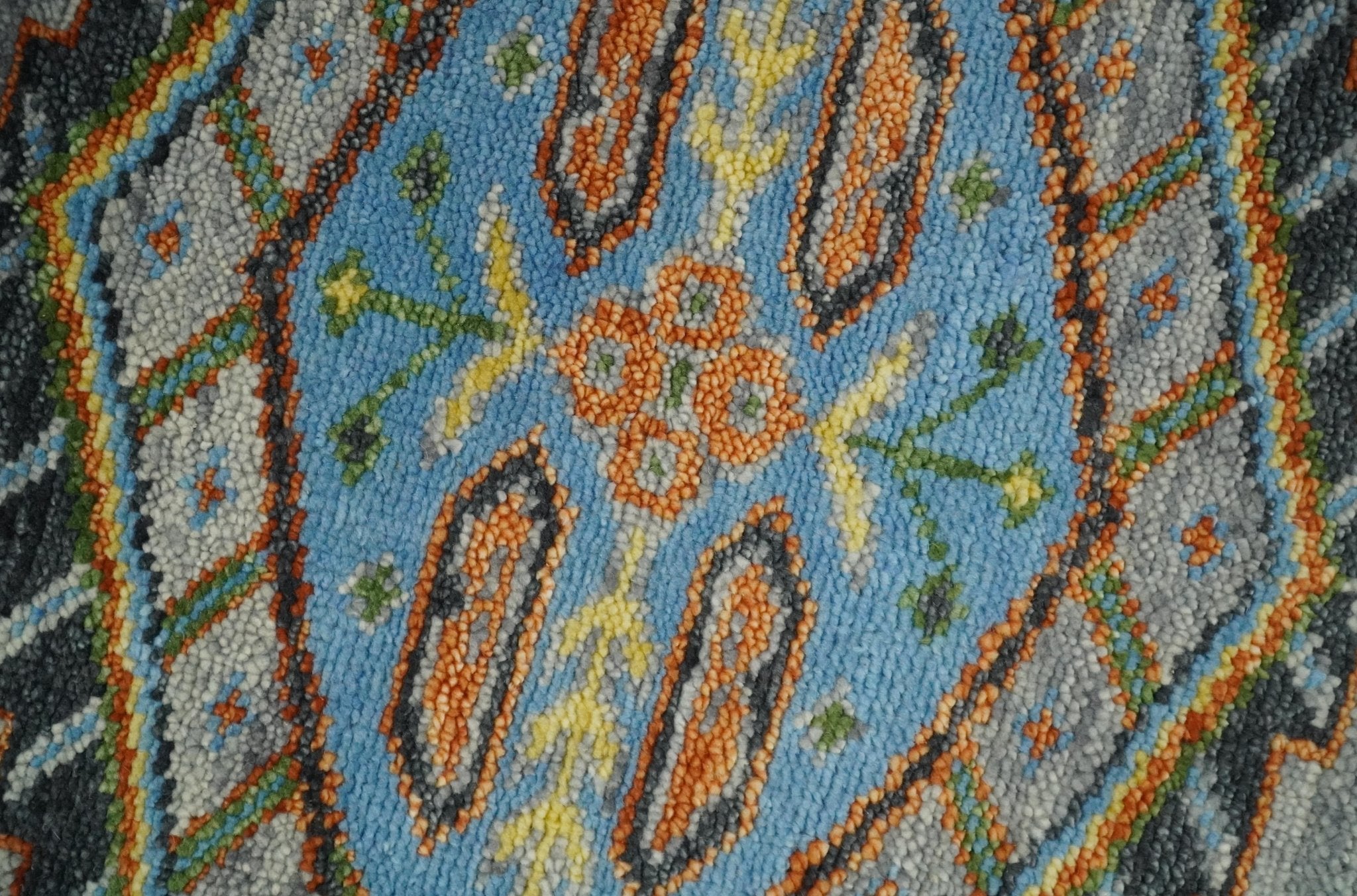 5x8, 6x9, 8x10, 9x12, 10x14 and 12x15 Hand Knotted Silver and Rust Oriental Traditional Persian Area Rug | TRDCP681 - The Rug Decor