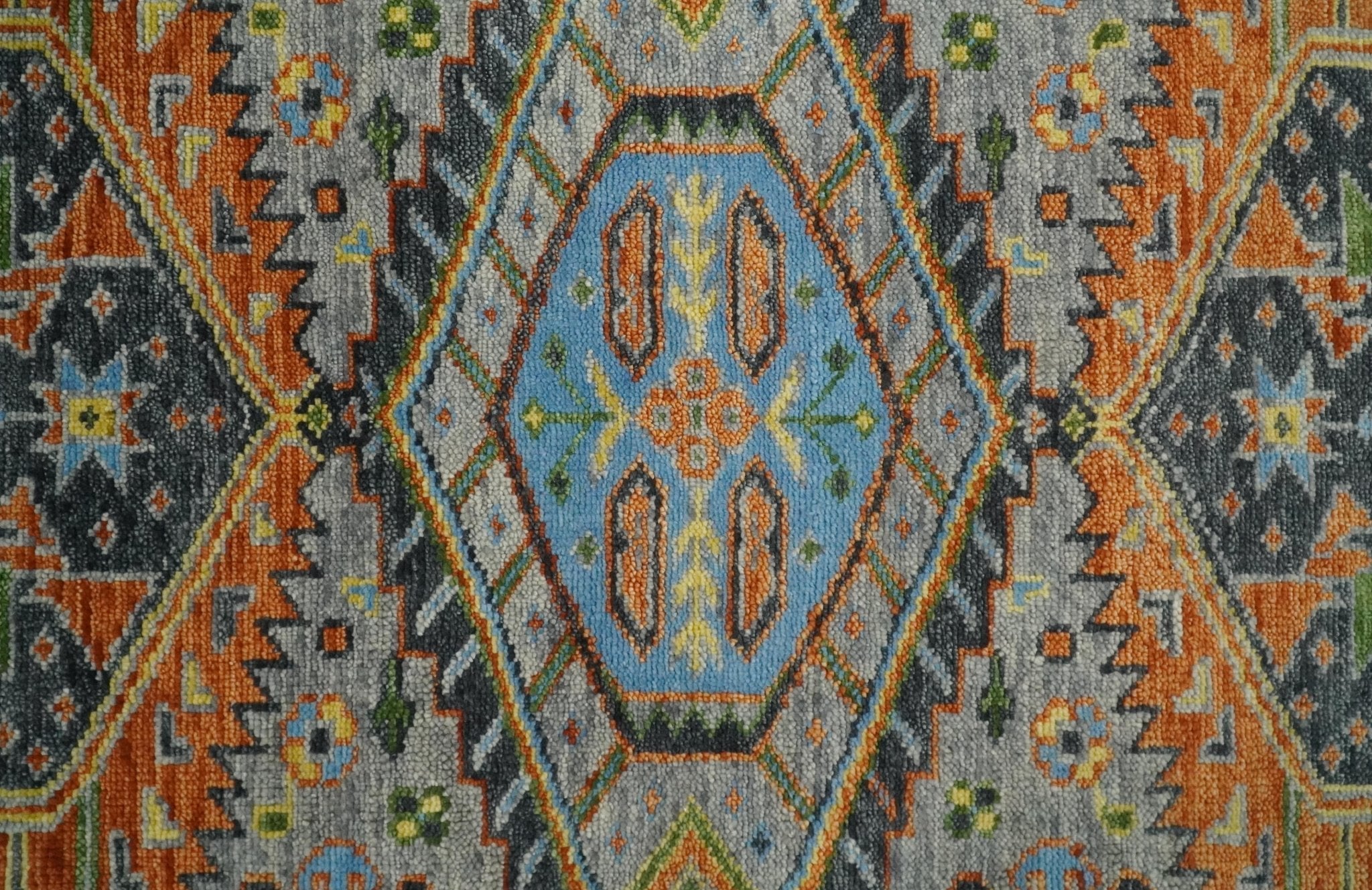 5x8, 6x9, 8x10, 9x12, 10x14 and 12x15 Hand Knotted Silver and Rust Oriental Traditional Persian Area Rug | TRDCP681 - The Rug Decor