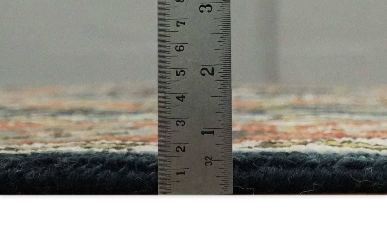 5x8, 6x9, 8x10, 9x12, 10x14 and 12x15 Rust and Blue Traditional Vintage Persian Antique Hand Knotted Wool Area Rug | TRDCP692 - The Rug Decor