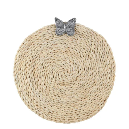 Butterfly Twisted Seagrass Placemats (Set of 4)