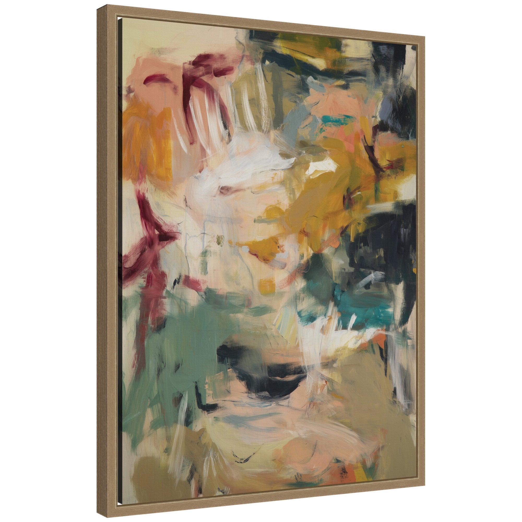 Painted Storm No. 2 by Amy Lighthall Framed Canvas Wall Art Print