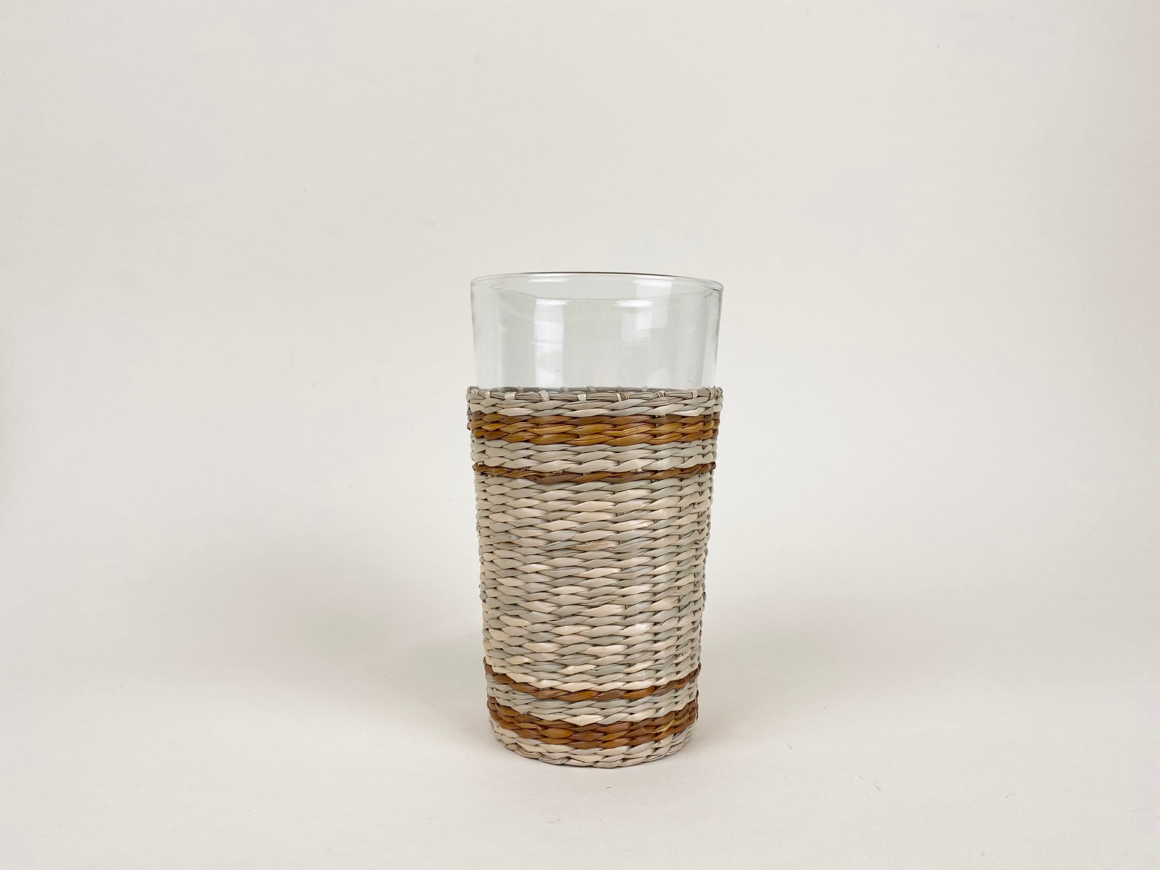 Seagrass Highball Brown Stripe