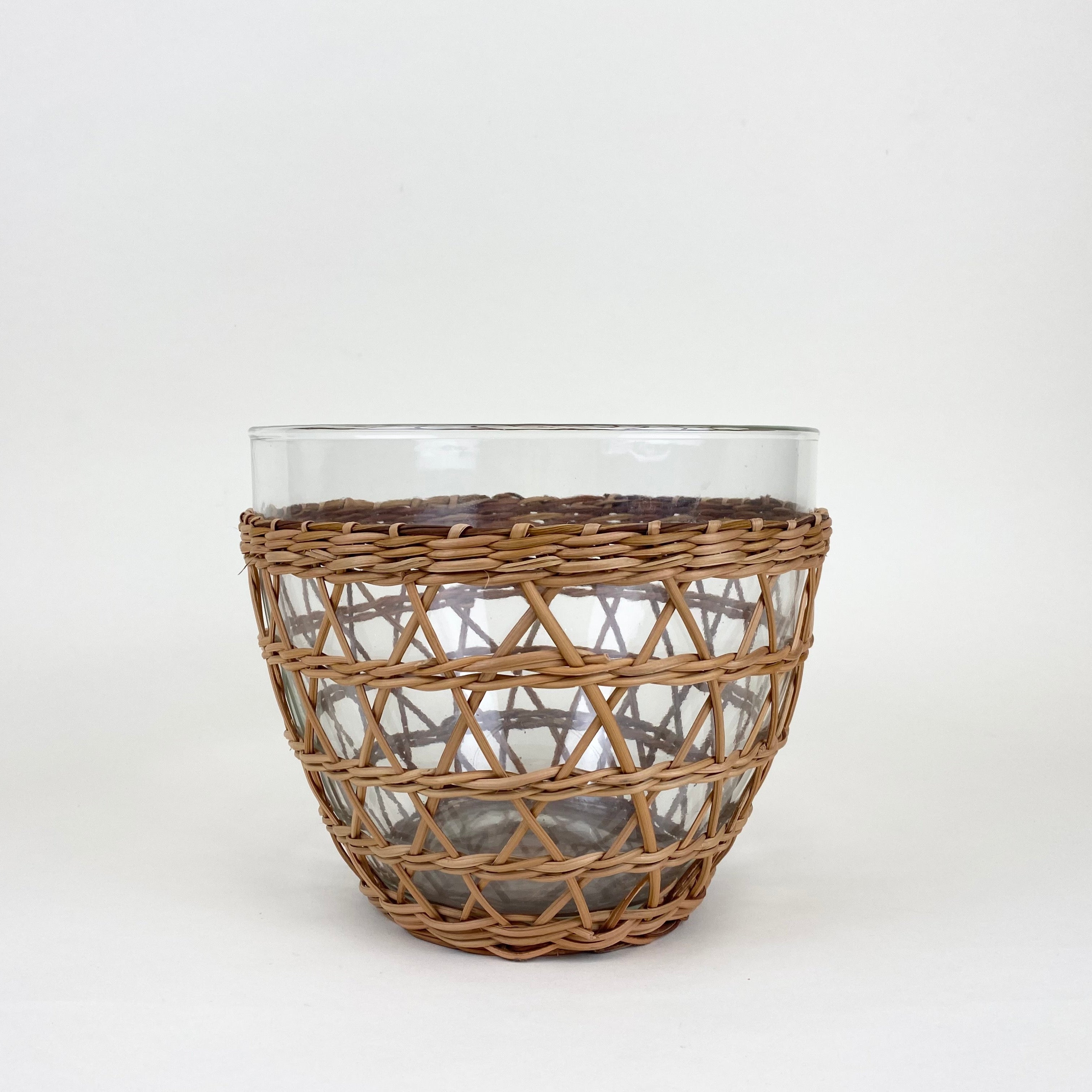 Seagrass Cage Med Bowl